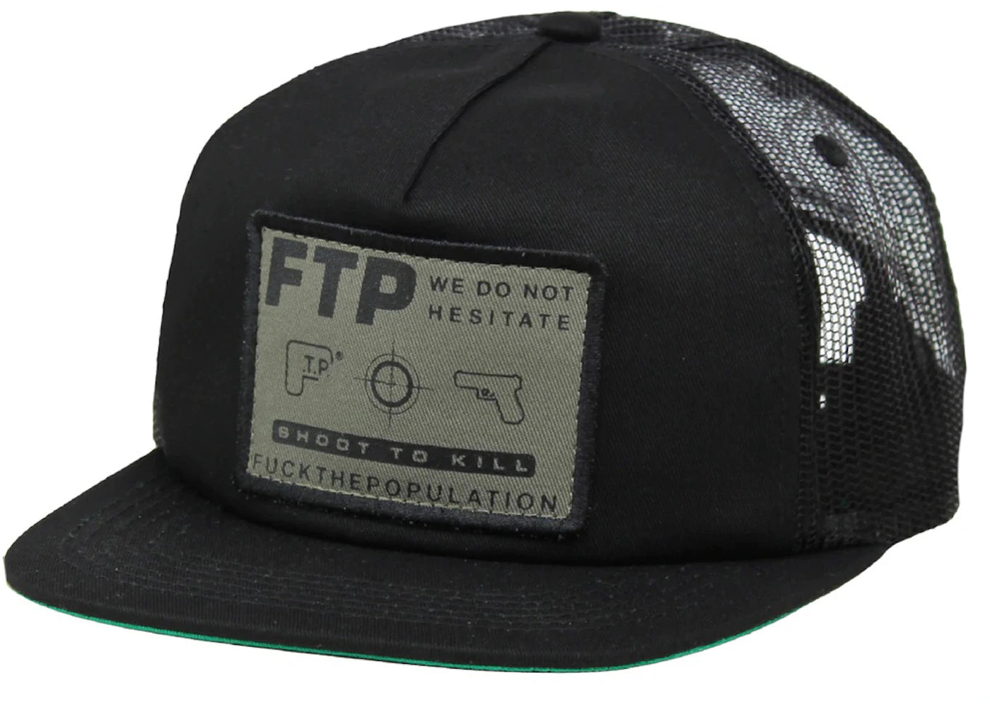 FTP Shoot To Kill Trucker Hat Black