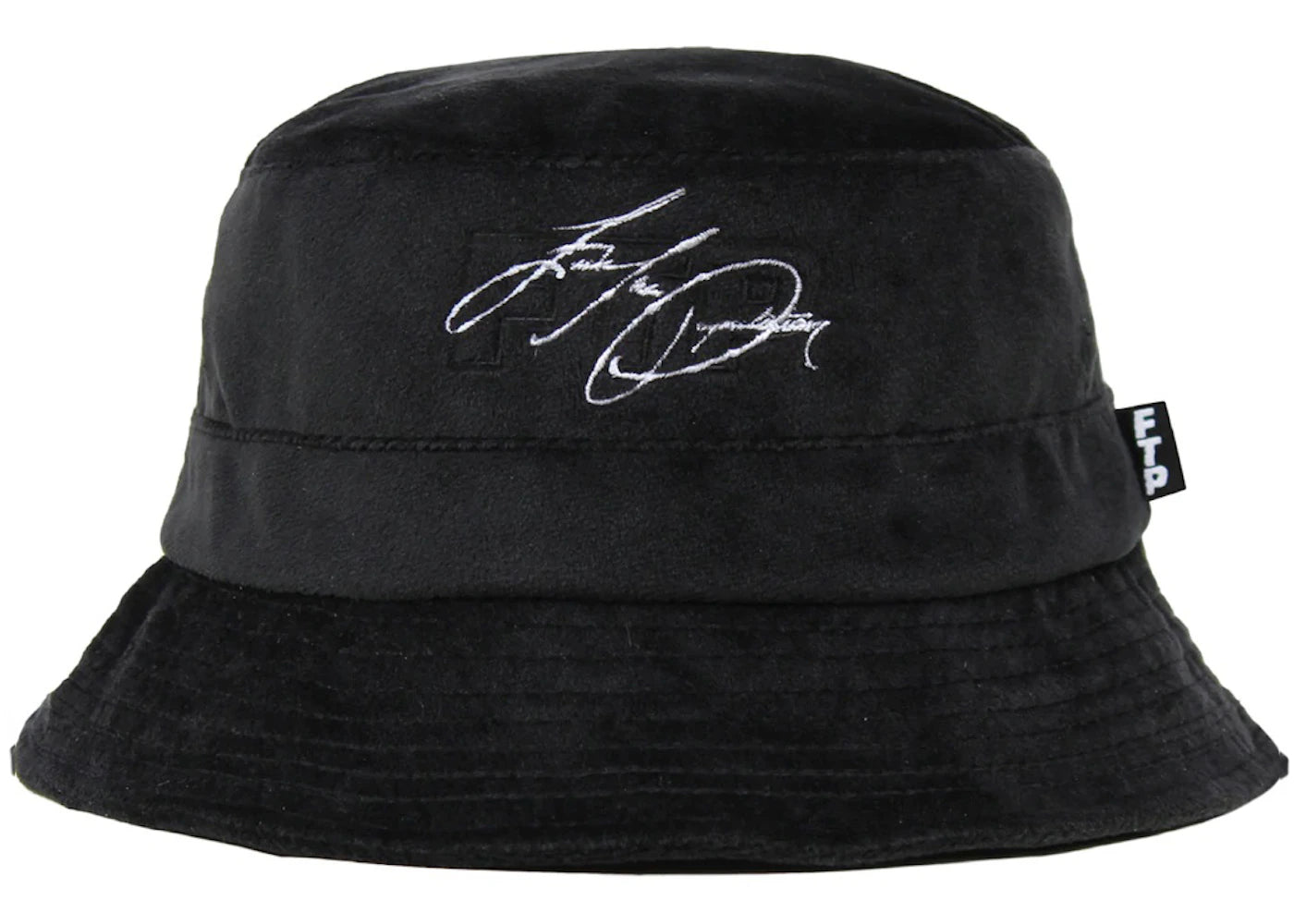 FTP Signature Logo Reversible Bucket Hat Black