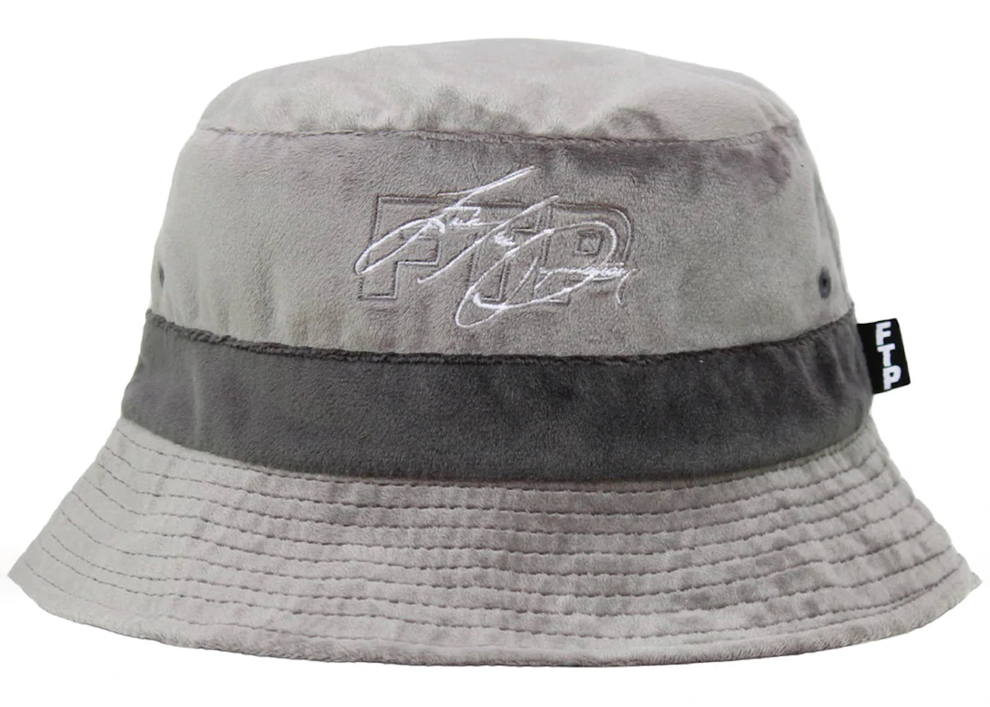 FTP Signature Logo Reversible Bucket Hat Gray