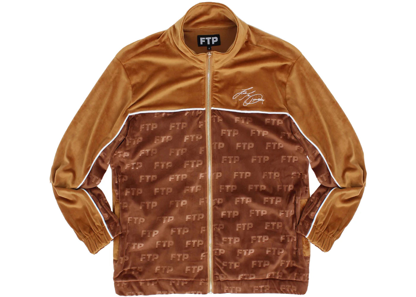 FTP Signature Velour Jacket Brown