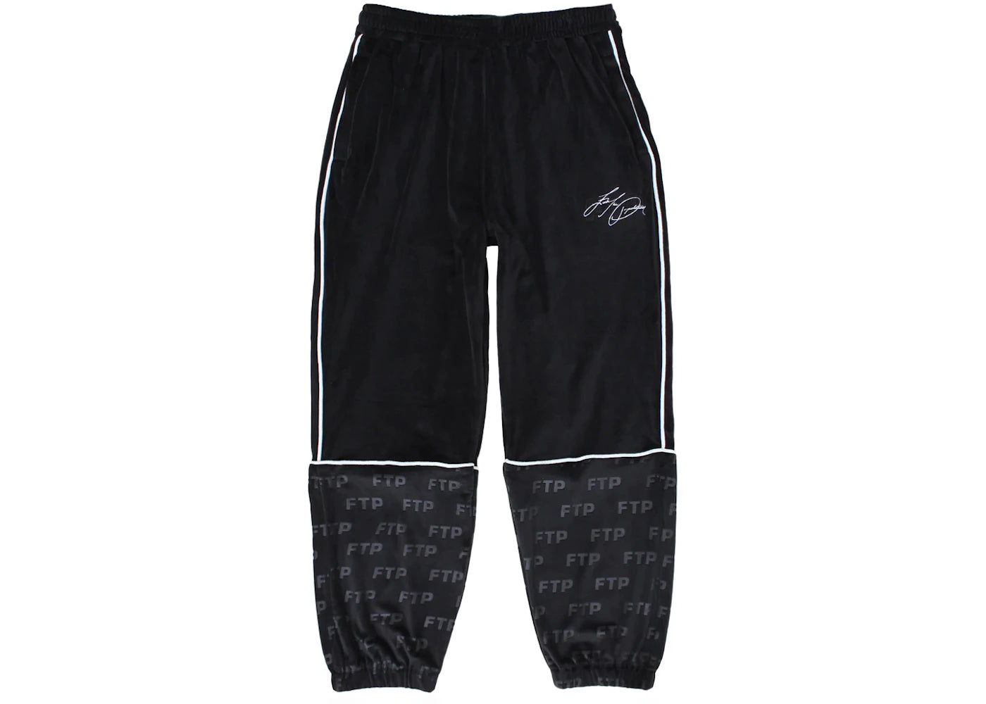 FTP Signature Velour Pant Black