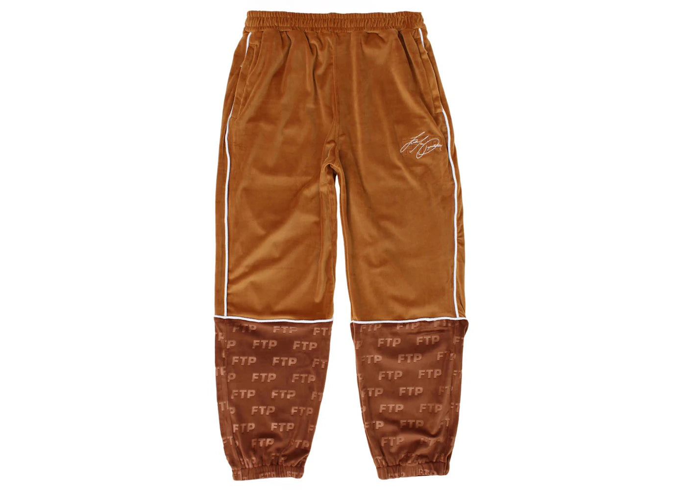 FTP Signature Velour Pant Brown