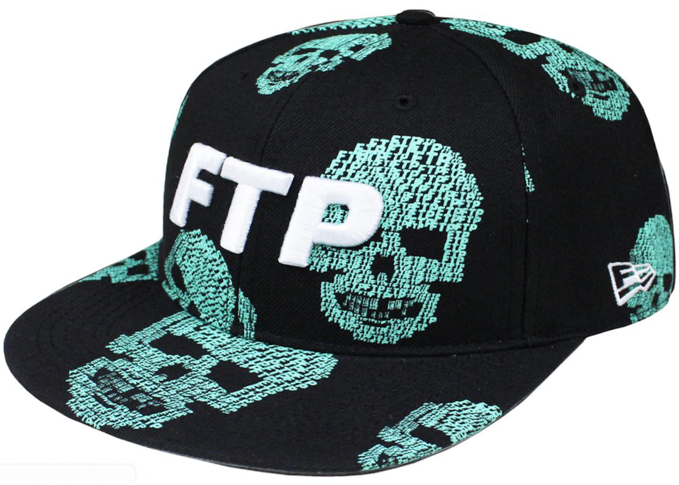 FTP Skull Fitted Hat Black