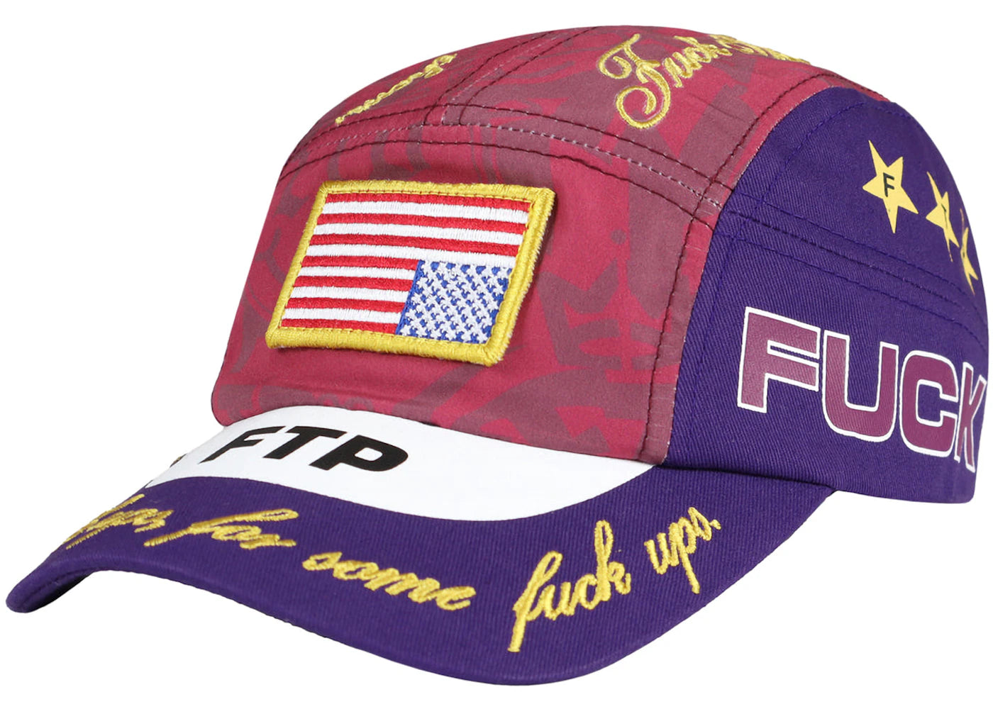 FTP Souvenir Camp Hat Maroon