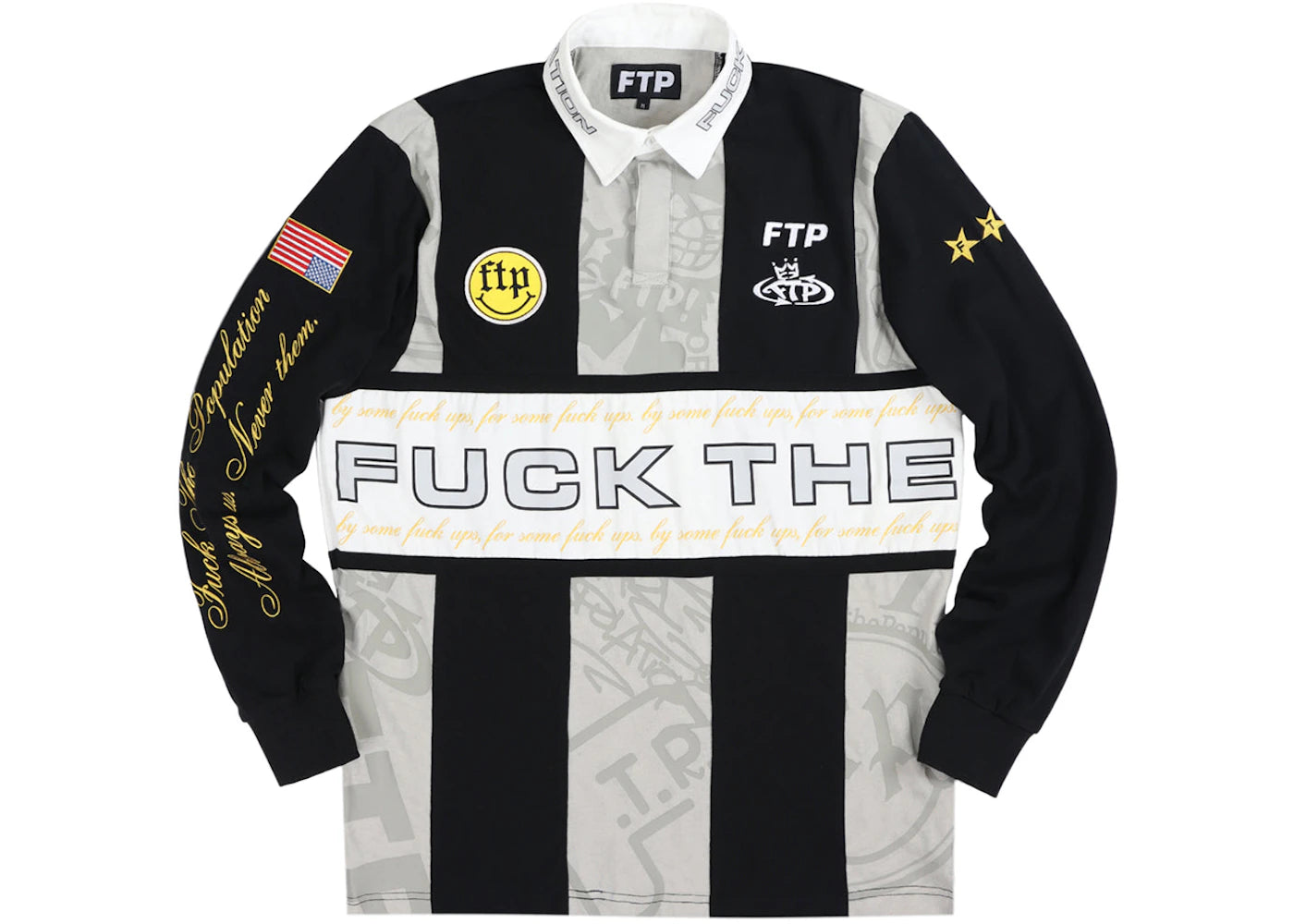 FTP Souvenir Rugby Jersey Black