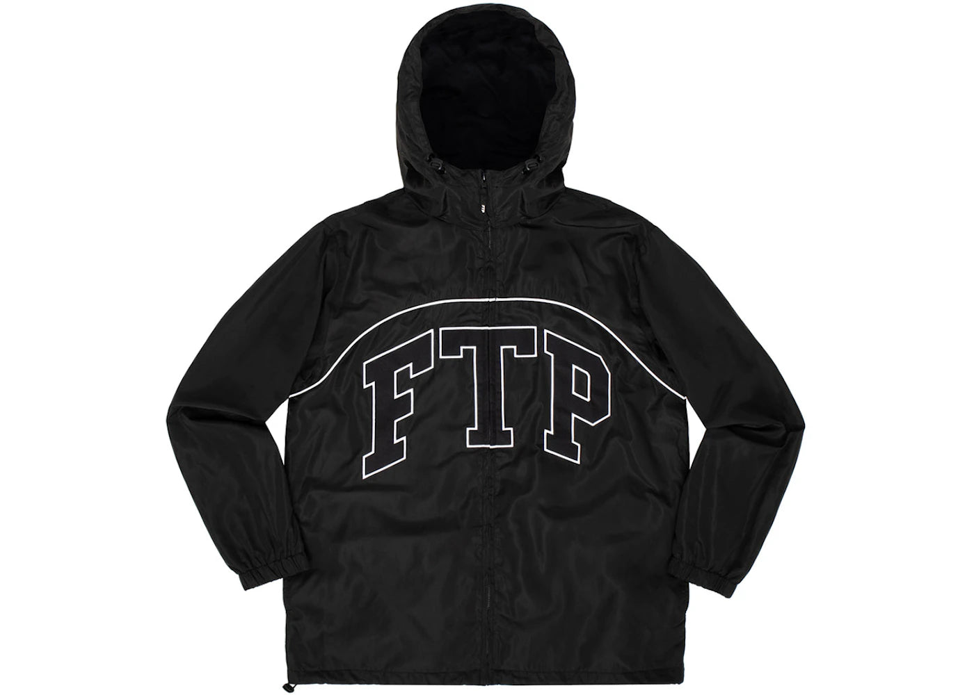 FTP Spell Out Track Jacket Black