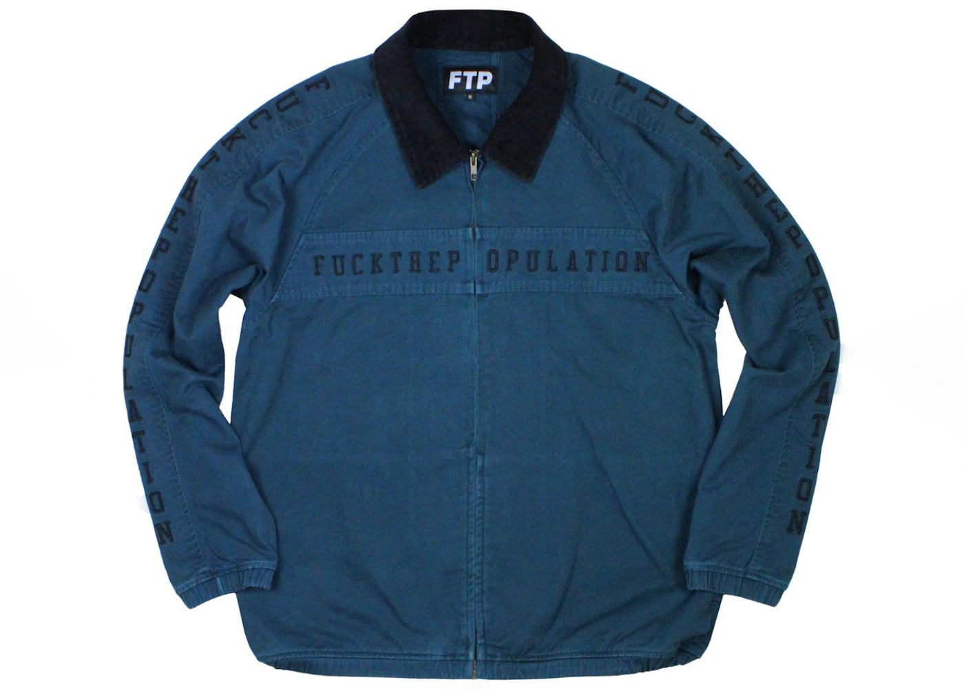 FTP Spell Out Work Jacket Dark Teal