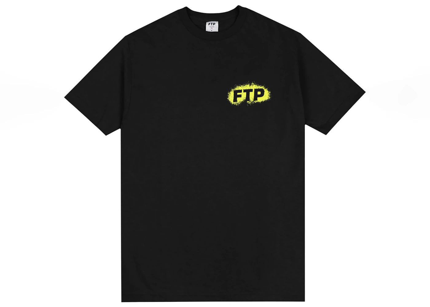 FTP Splatter Logo Tee Black