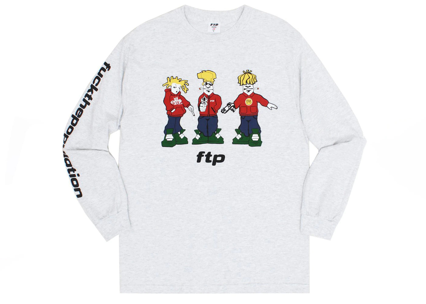 FTP Spliffy L/S Tee Ash