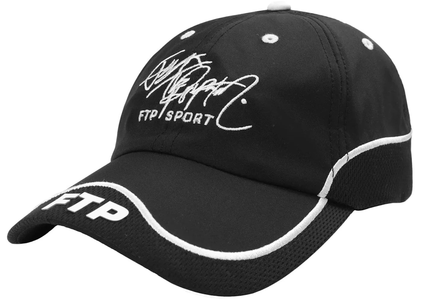 FTP Sport 6 Panel Hat Black