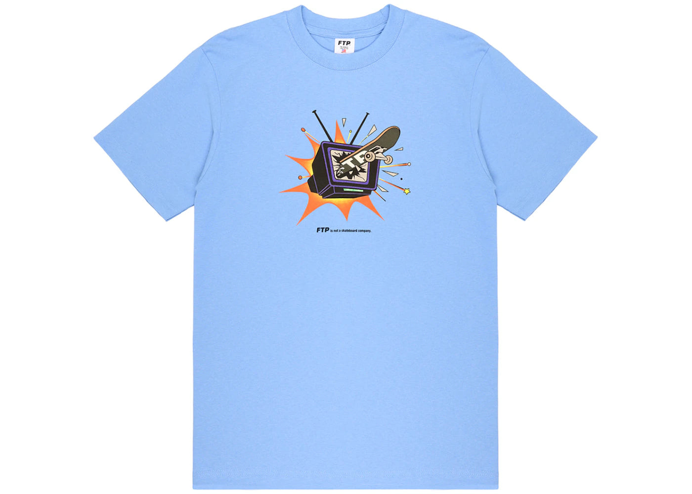 FTP TV Guide Tee Sky Blue