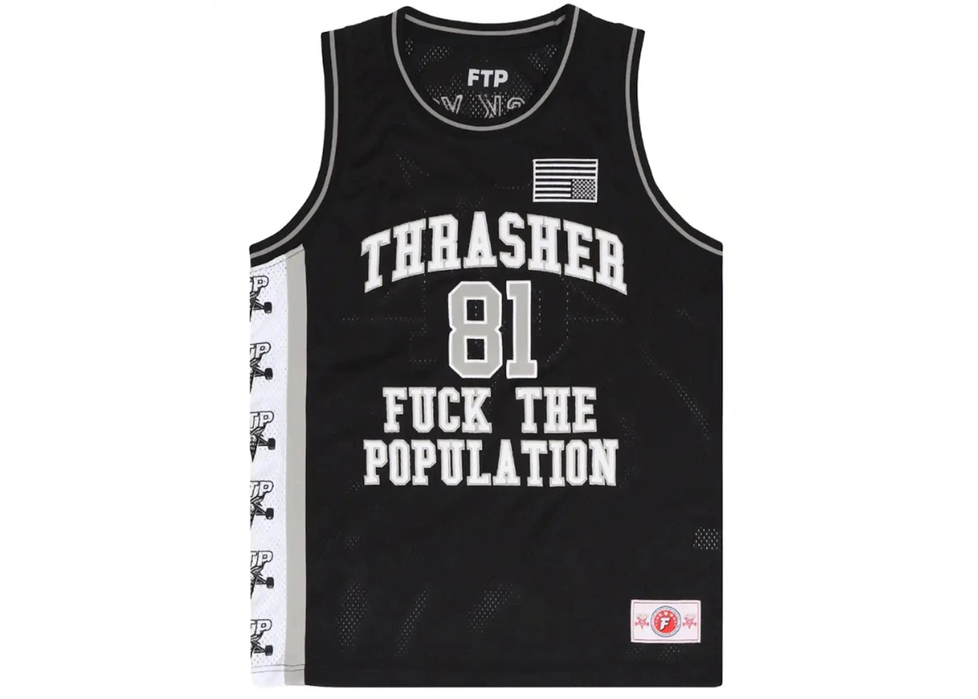 FTP Thrasher Championship Jersey Black