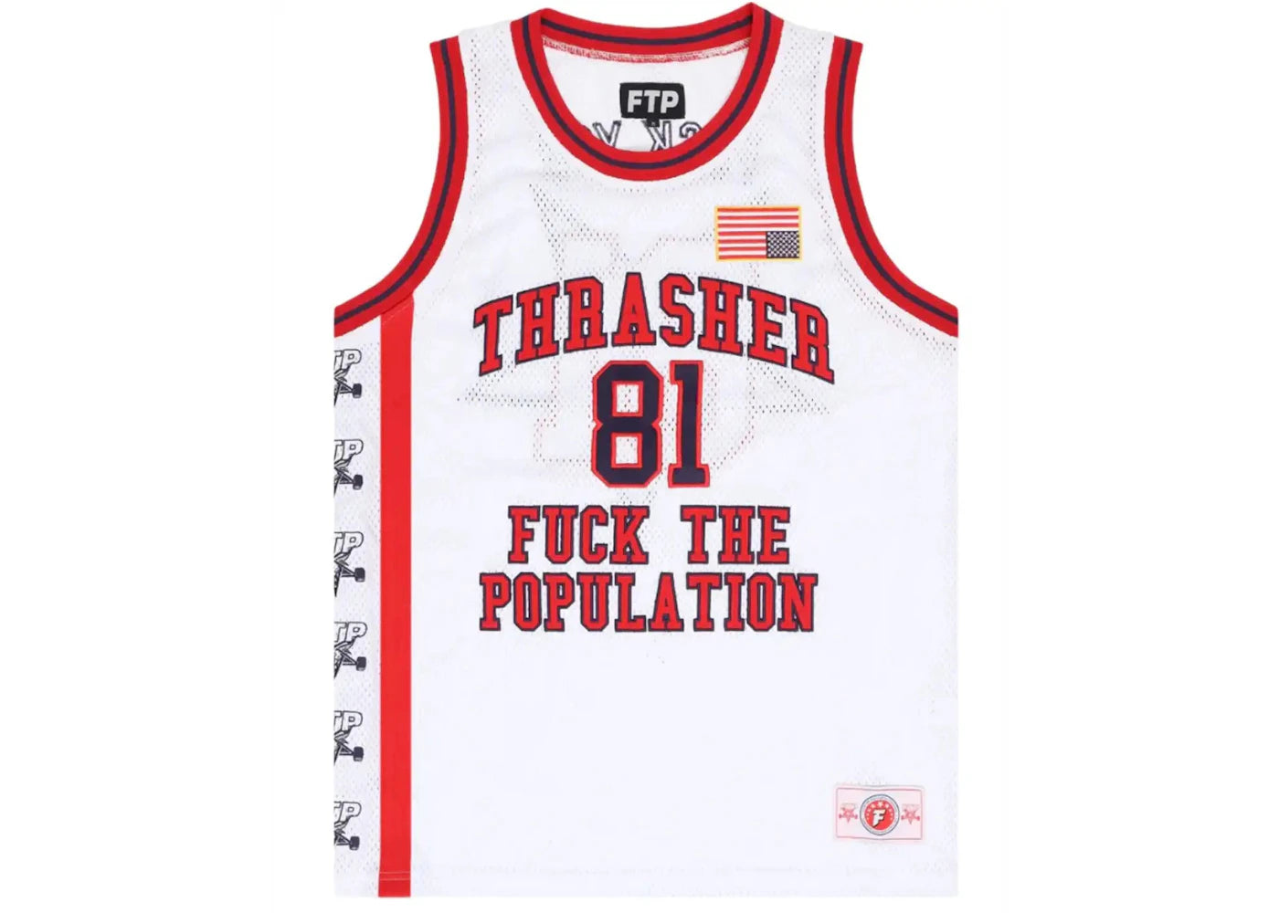 FTP Thrasher Championship Jersey White