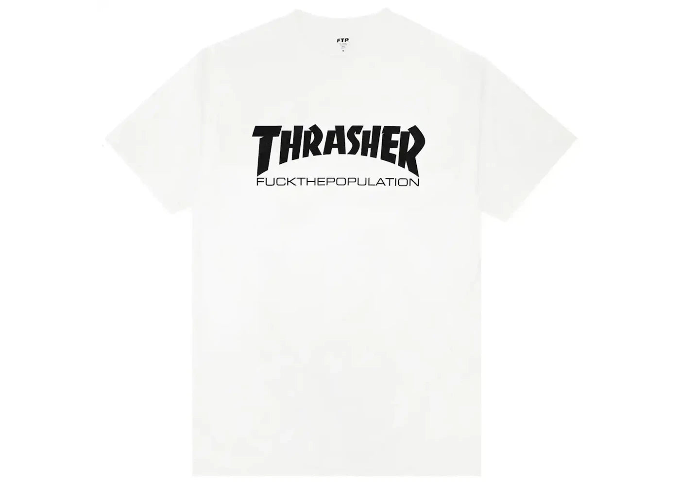 FTP Thrasher Logo Tee White