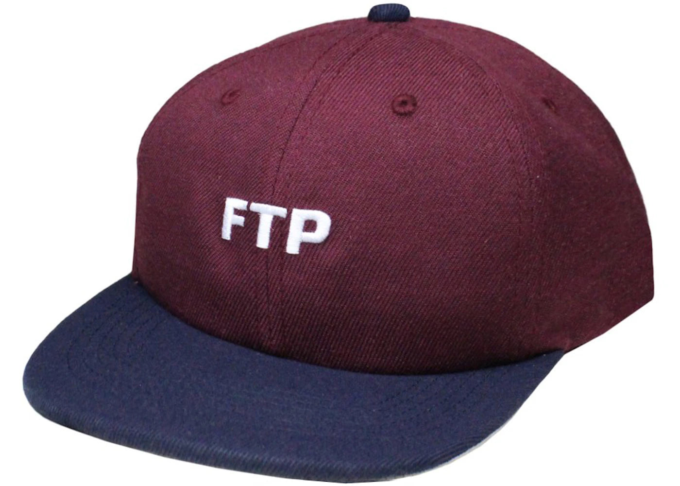 FTP Two Tone Logo 6-Panel Maroon