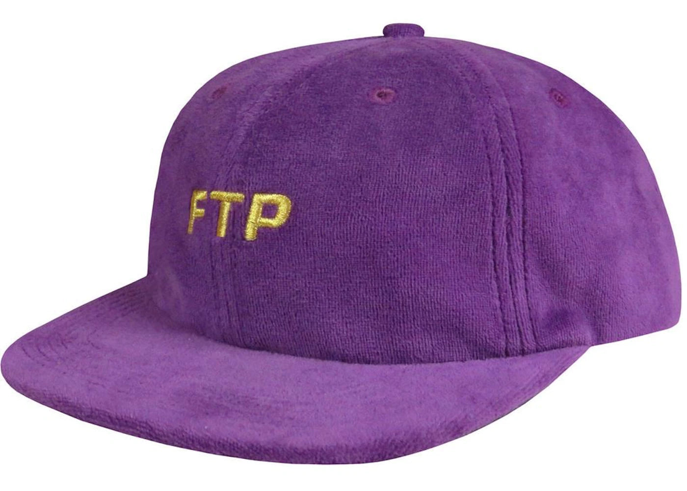 FTP Velour Logo 6 Panel Purple