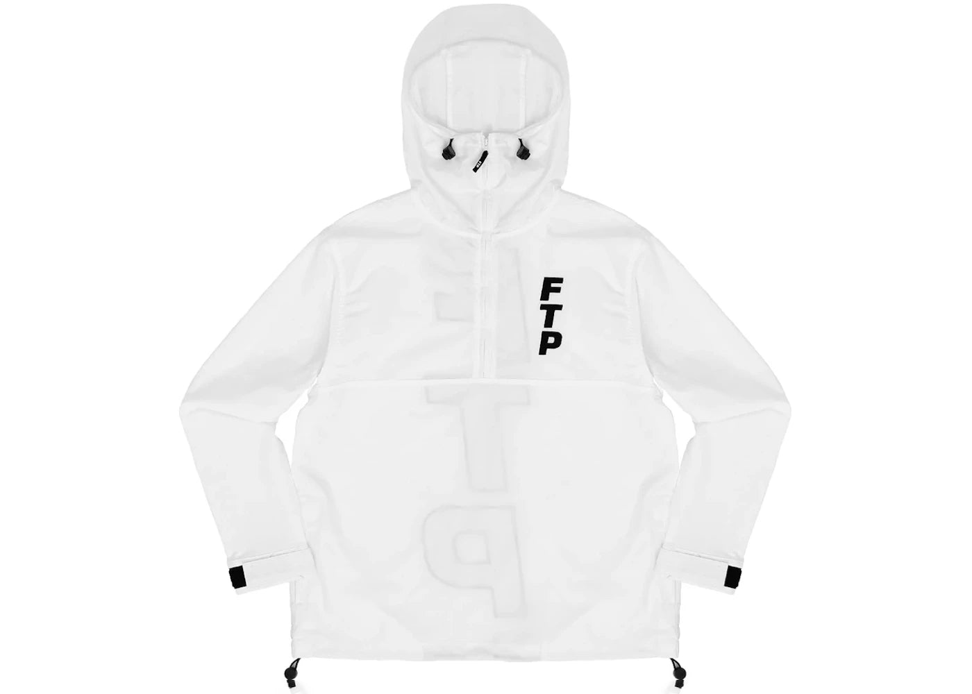 FTP Vertical Logo Anorak White