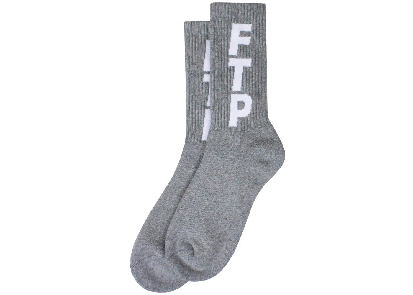 FTP Vertical Logo Socks Heather Gray