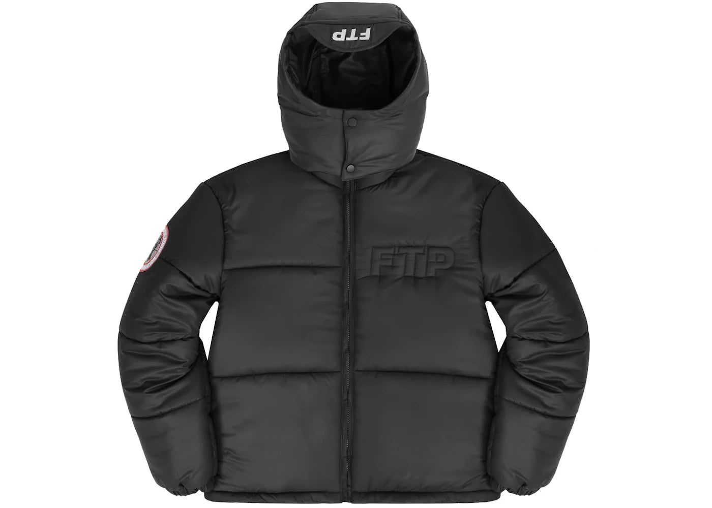 FTP World Domination Puffer Jacket Black