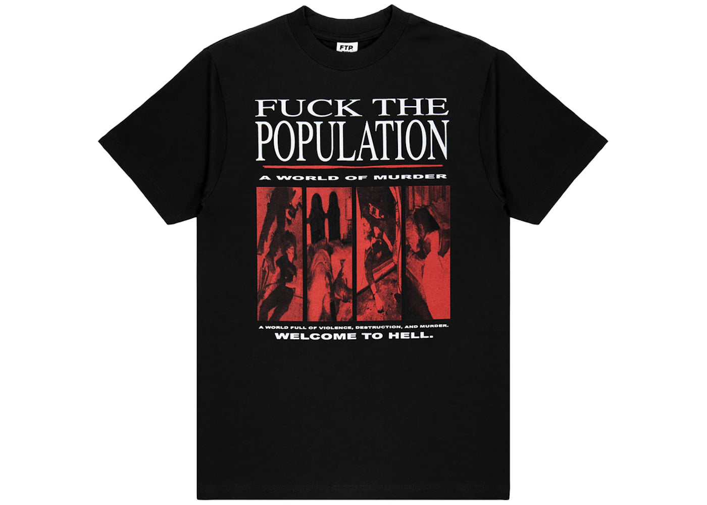 FTP World Of Murder Tee Black