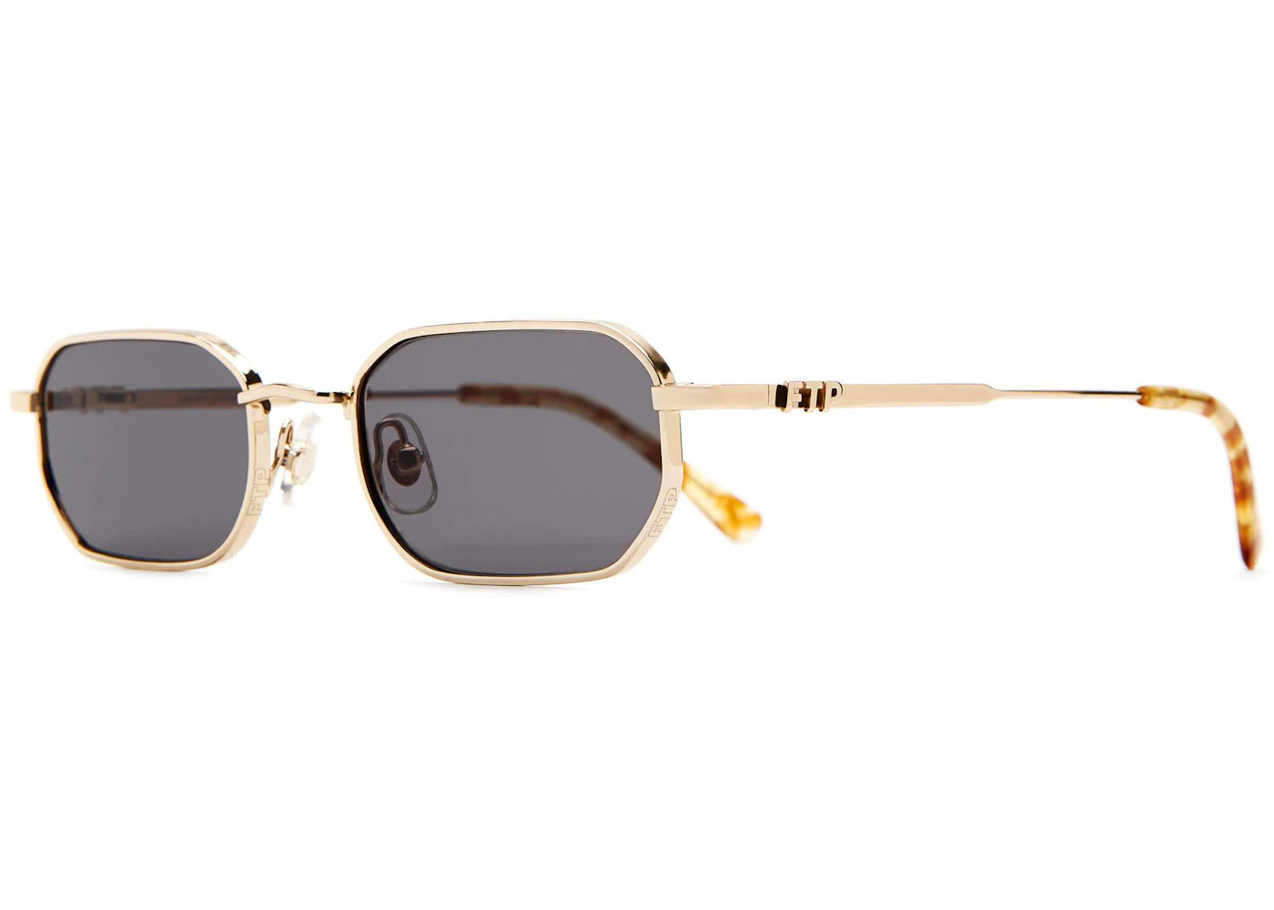 FTP x Crap Eyewear Wire Sunglasses Polished Gold/Grey