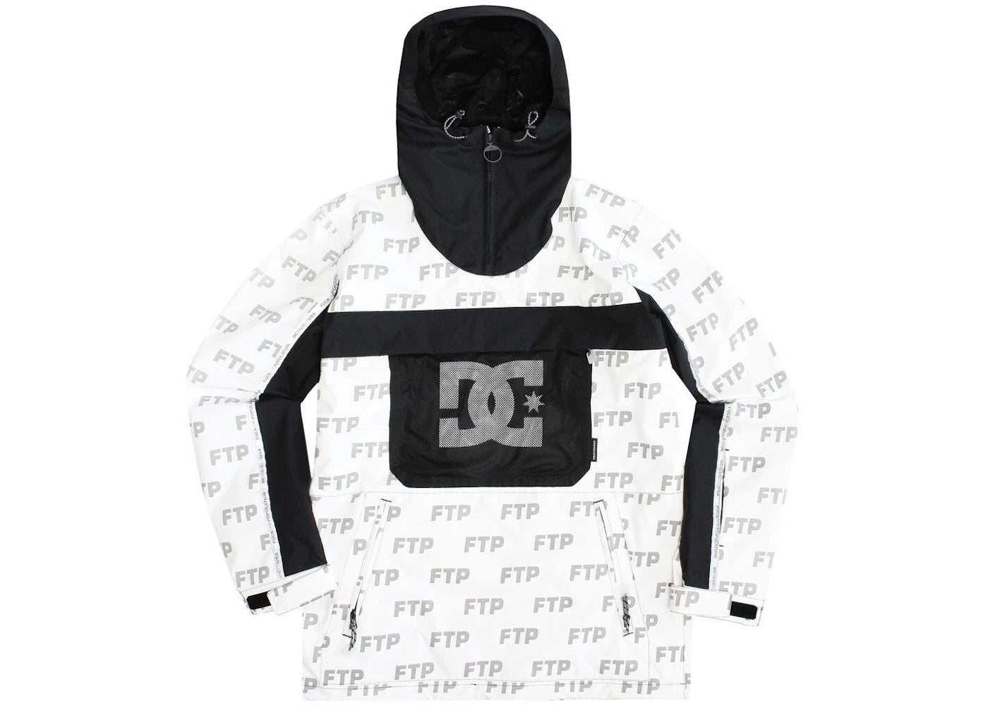 FTP x DC ASAP Anorak White Reflective