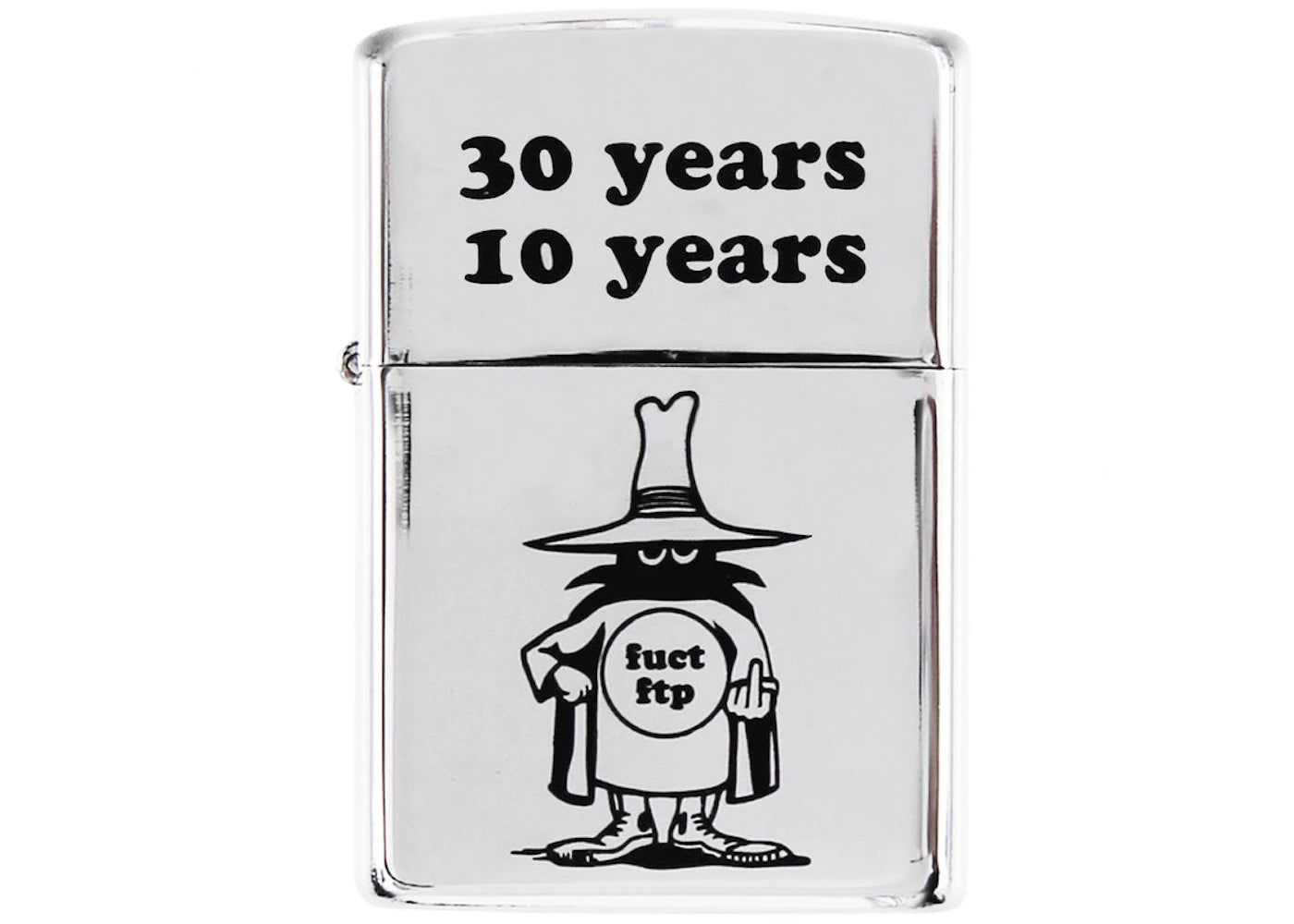 FTP x FUCT Anniversary Lighter Silver