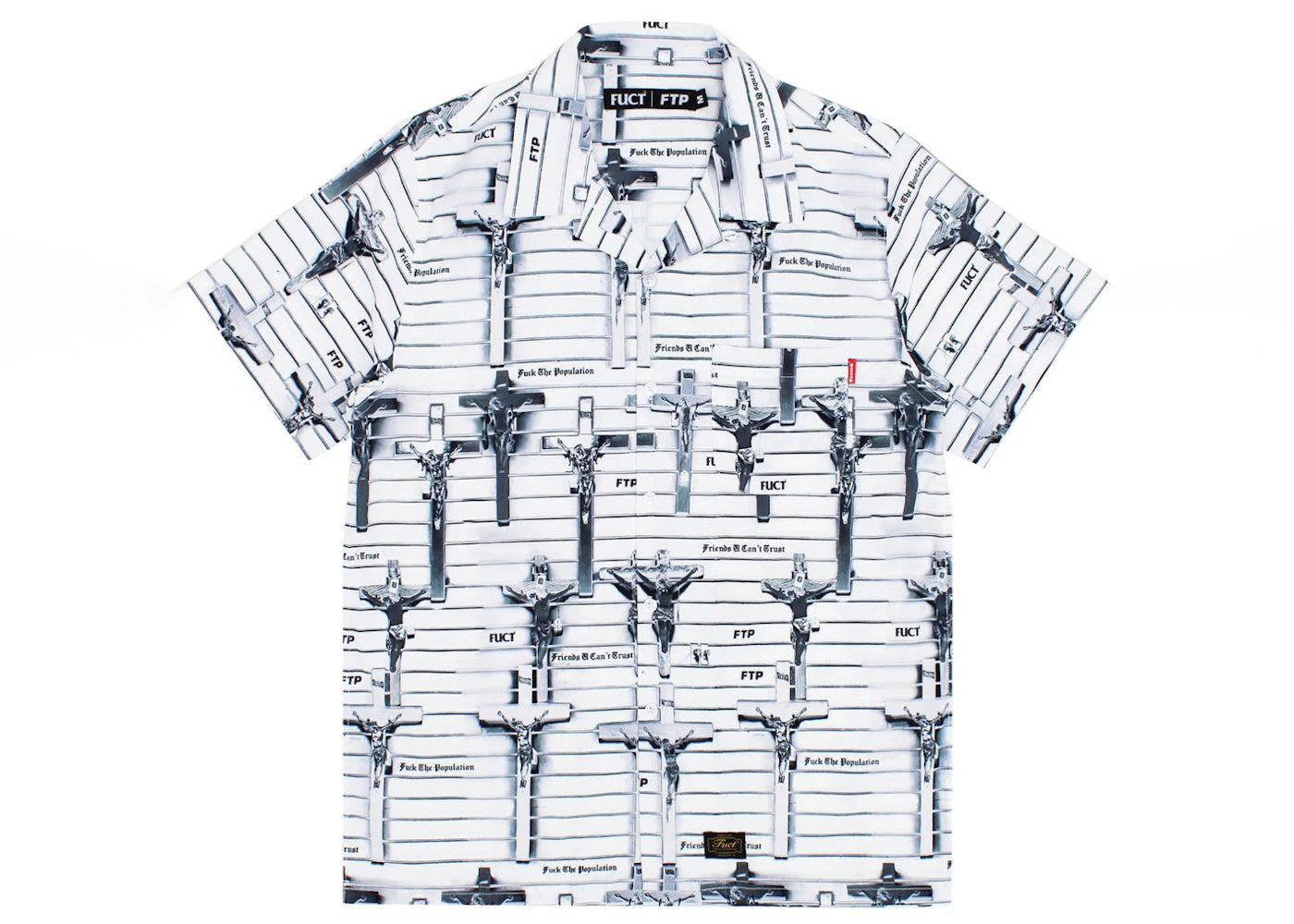 FTP x FUCT Cross Button Up Shirt Multi