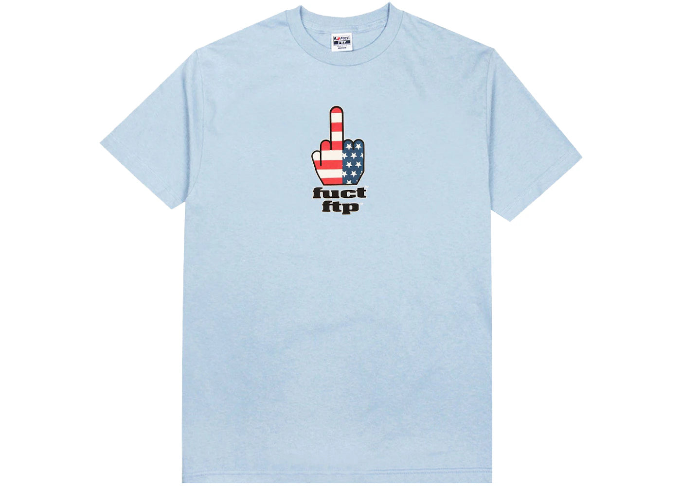 FTP x FUCT FTW Finger Tee Powder Blue