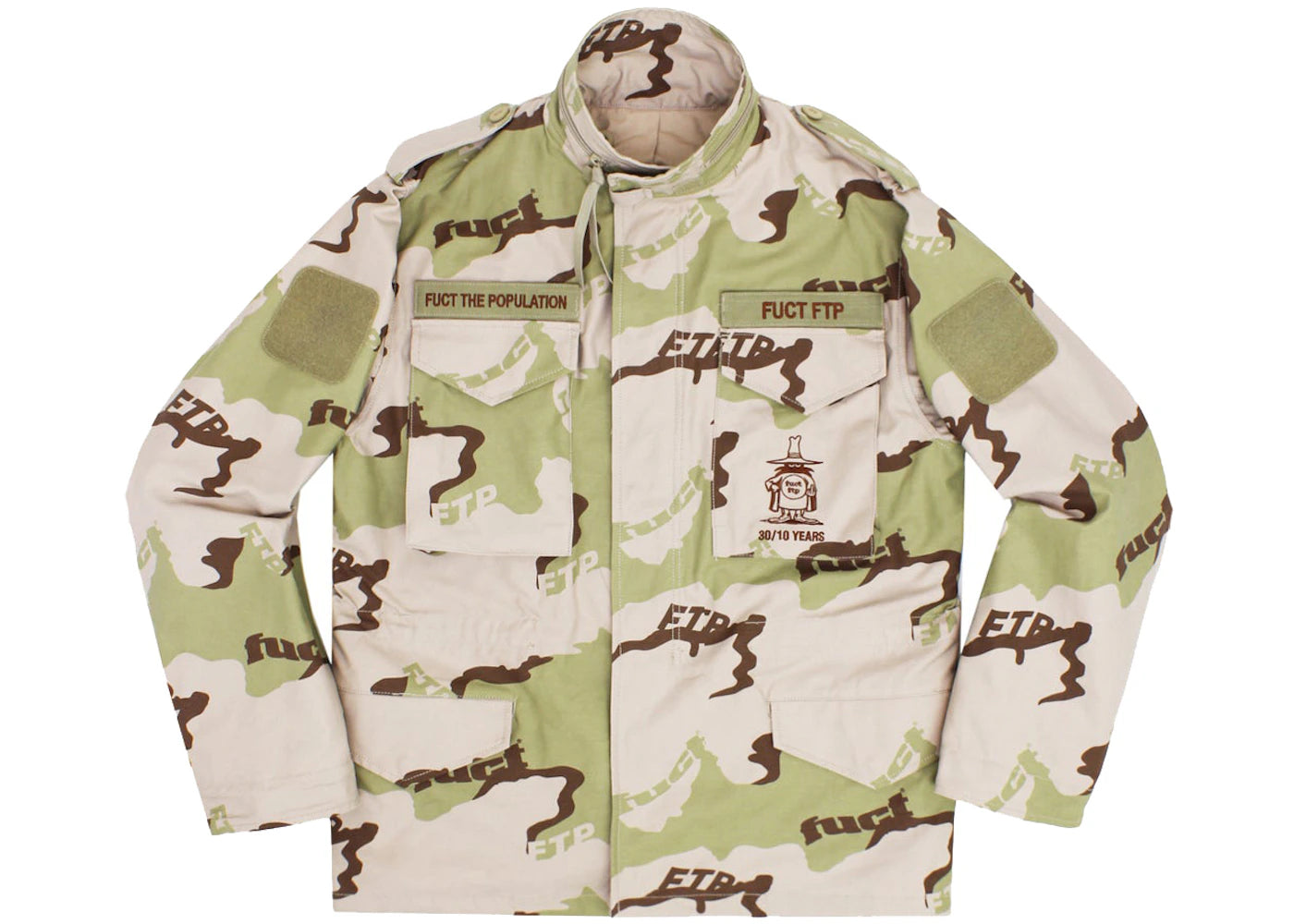 FTP x FUCT M65 Jacket Camo