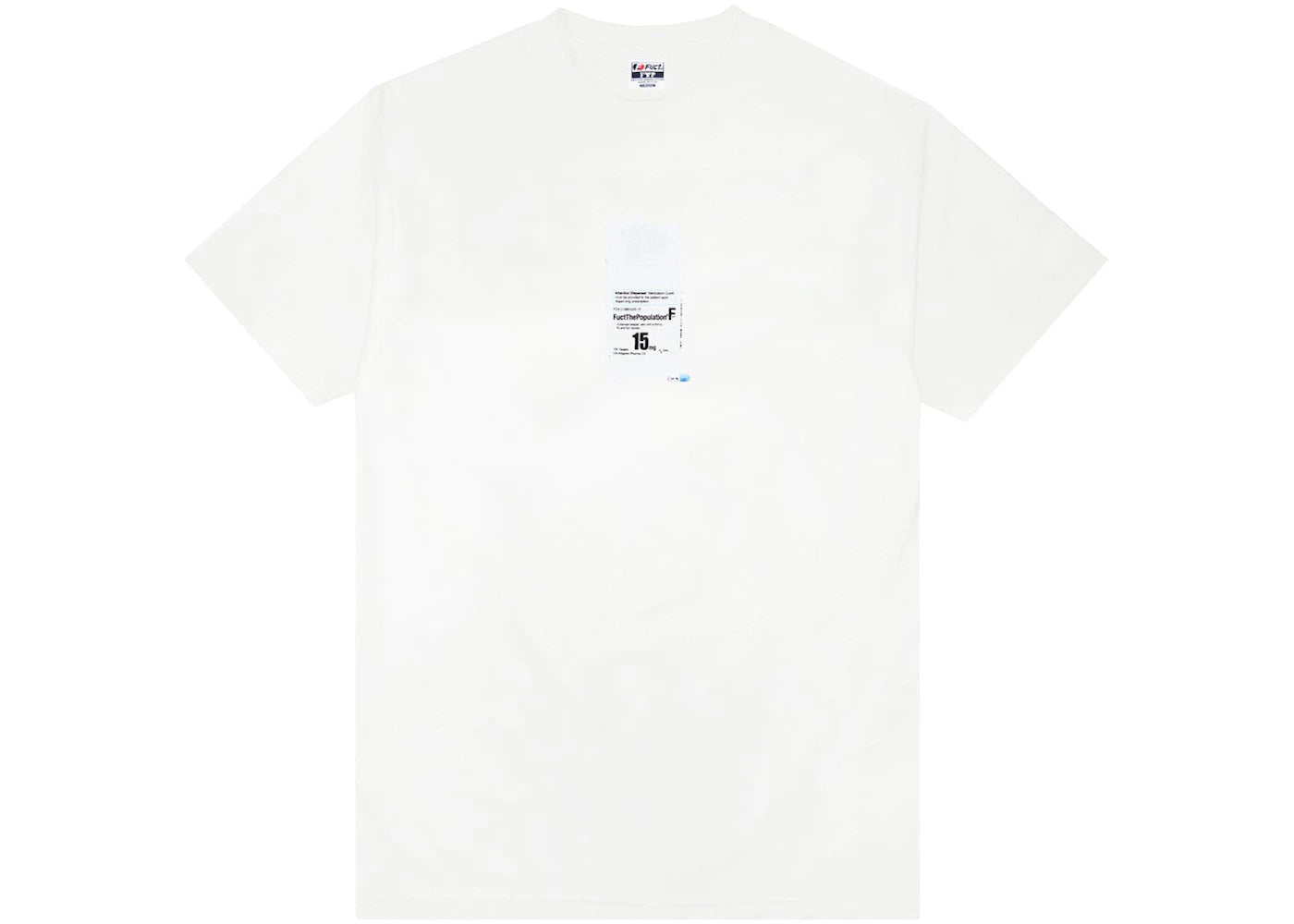 FTP x FUCT Pill Bottle Tee White