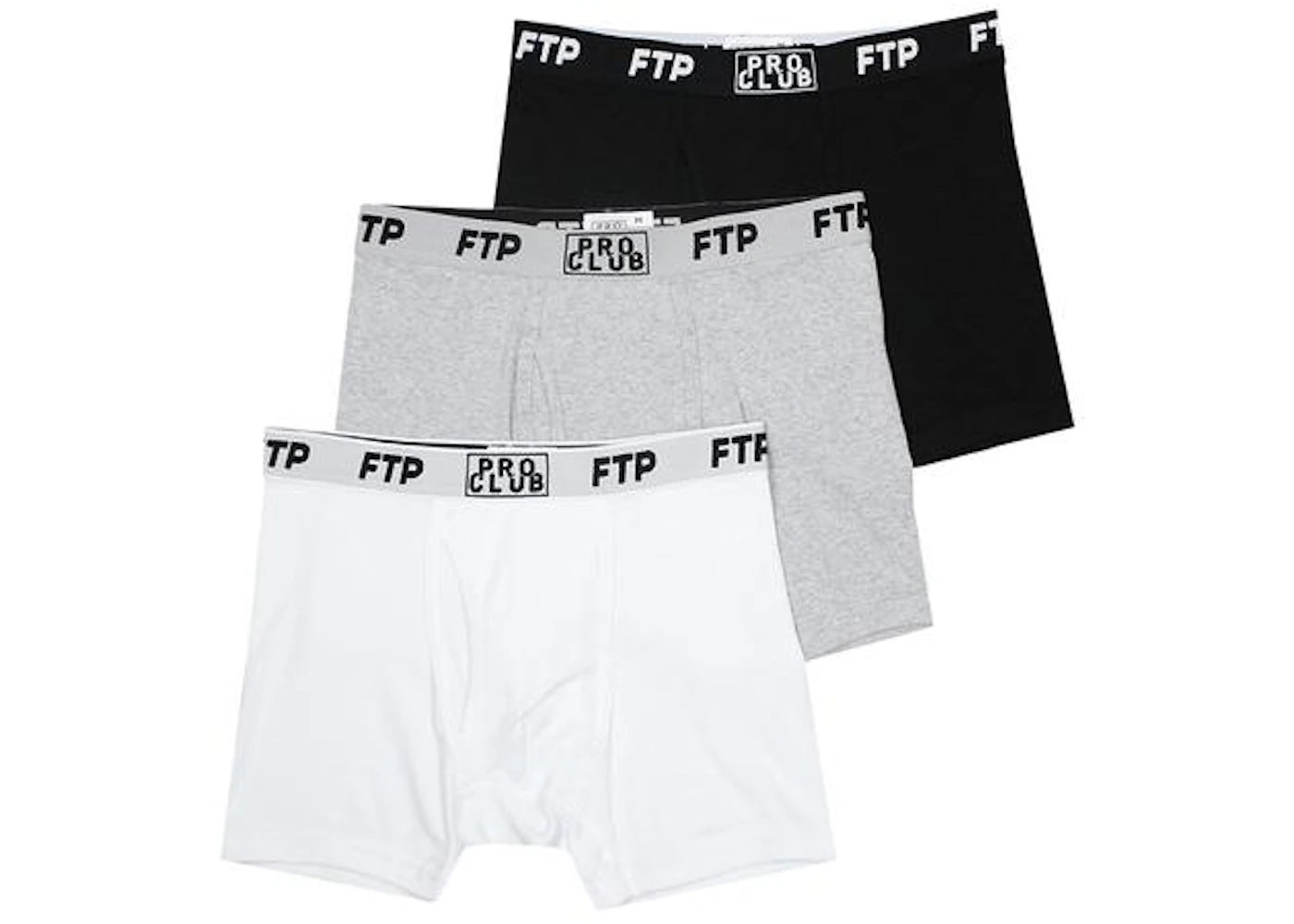 FTP x Pro Club 3 Pack Boxer Briefs (FW20) Multi