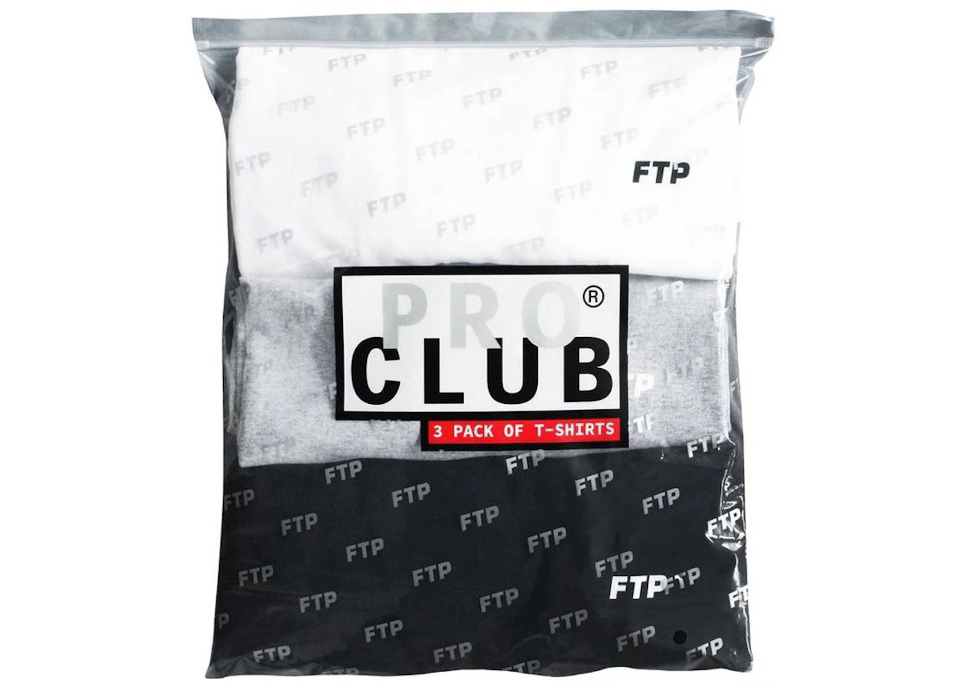 FTP x Pro Club 3 Pack Tee Multi