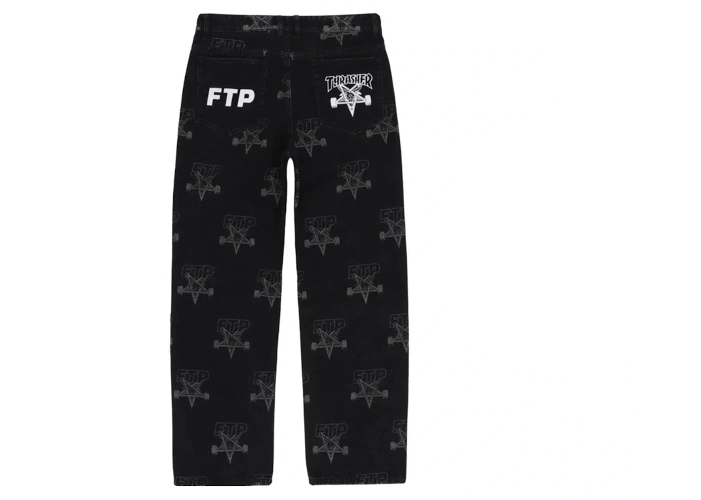 FTP x Thrasher Logo Pant Black