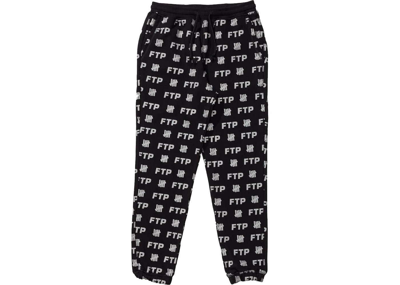 FTP x Undefeated All Over Sweatpant Black