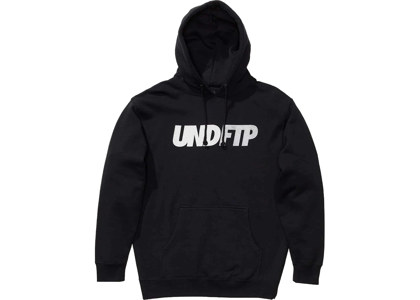 FTP x Undefeated Reflective Hoodie Black