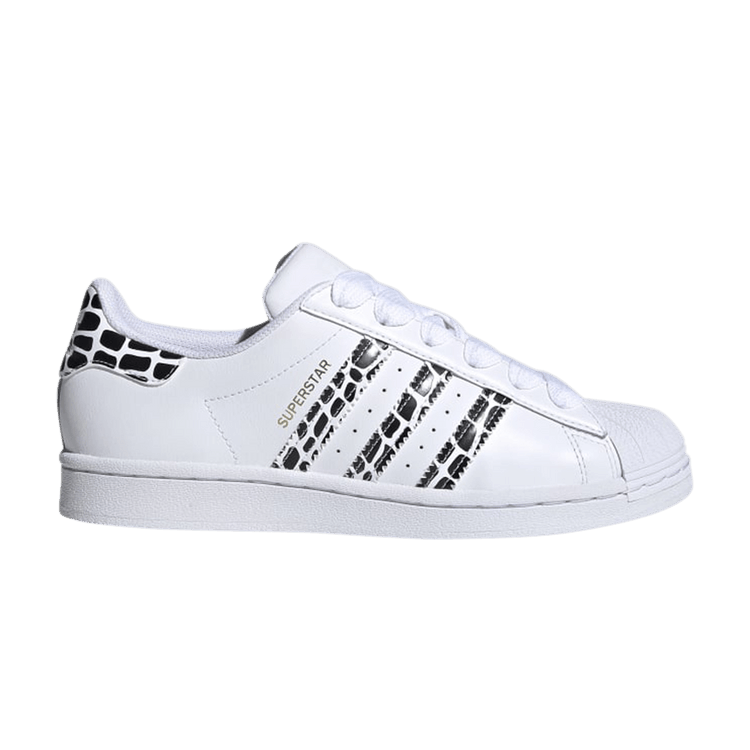 adidas Superstar White Leopard Stripes (Women's)