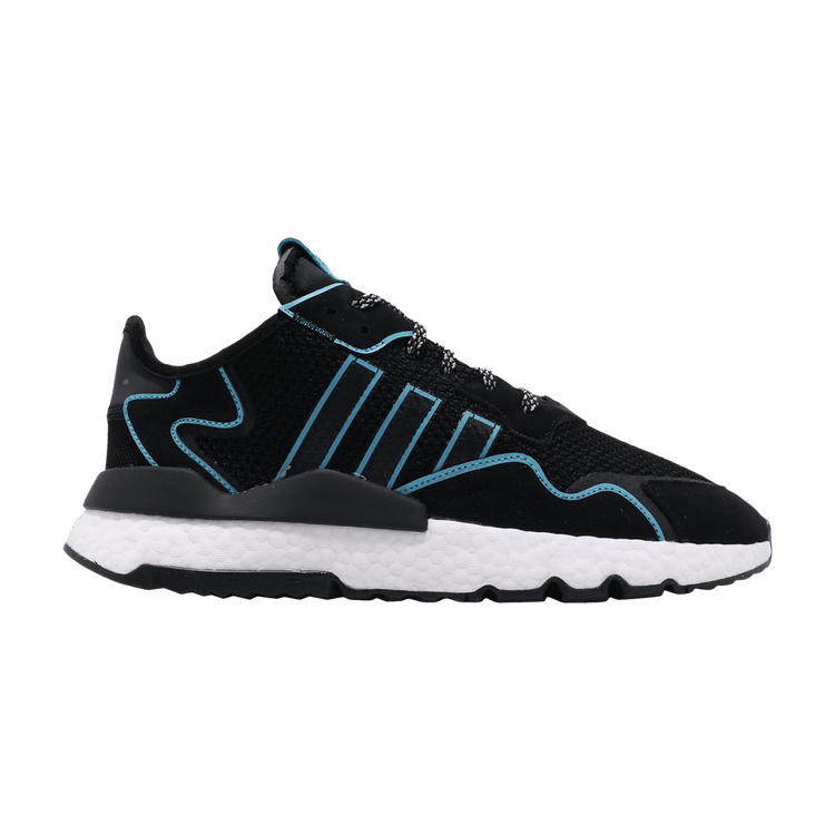 adidas Nite Jogger Core Black Bright Cyan
