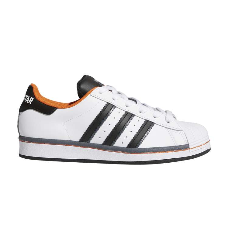 adidas Superstar Cloud White Orange (GS)