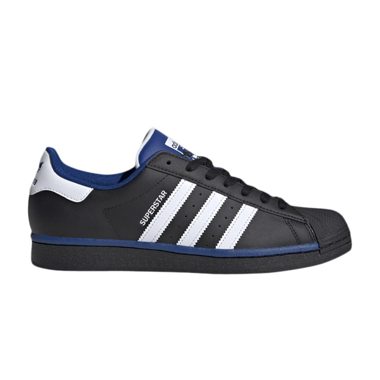 adidas Superstar Core Black Collegiate Royal