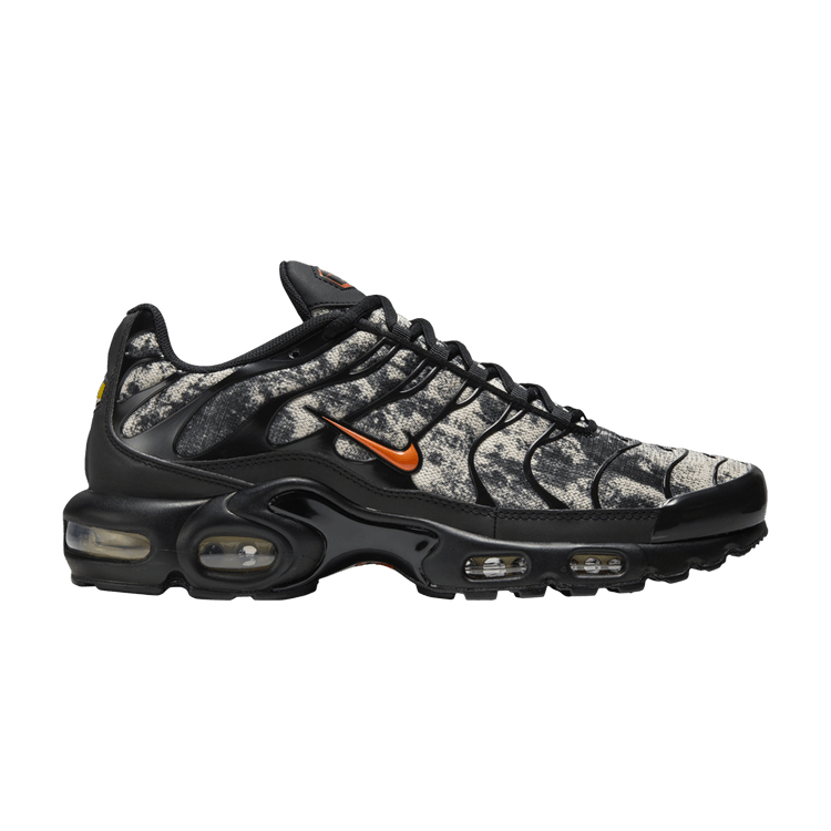 Nike Air Max Plus Camo Black Safety Orange