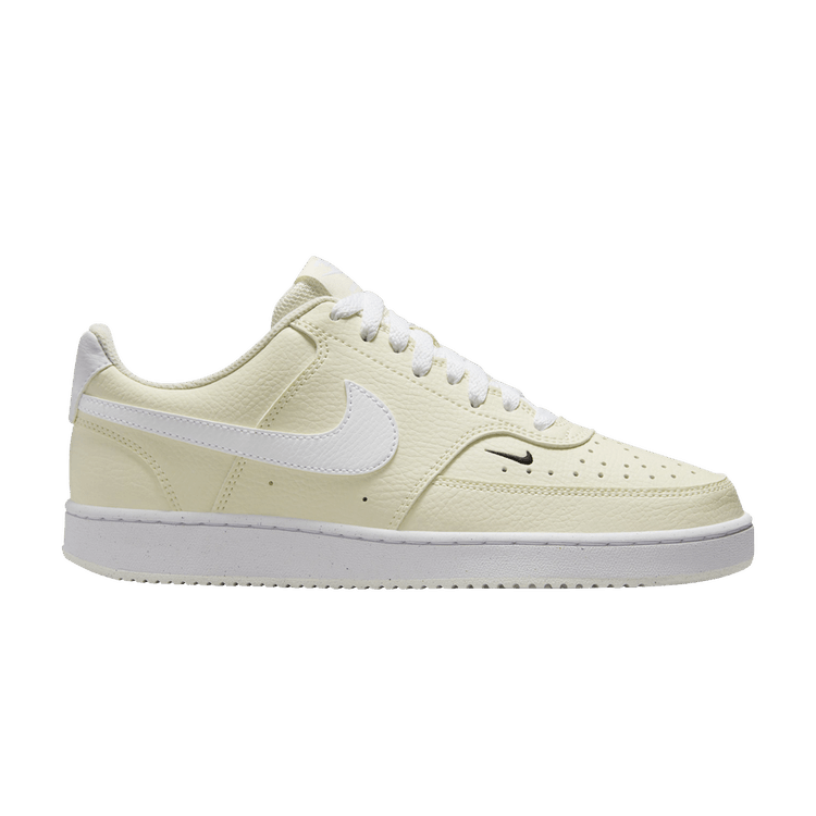 Nike Court Vision Low Next Nature White Black Pale Ivory (Women's)