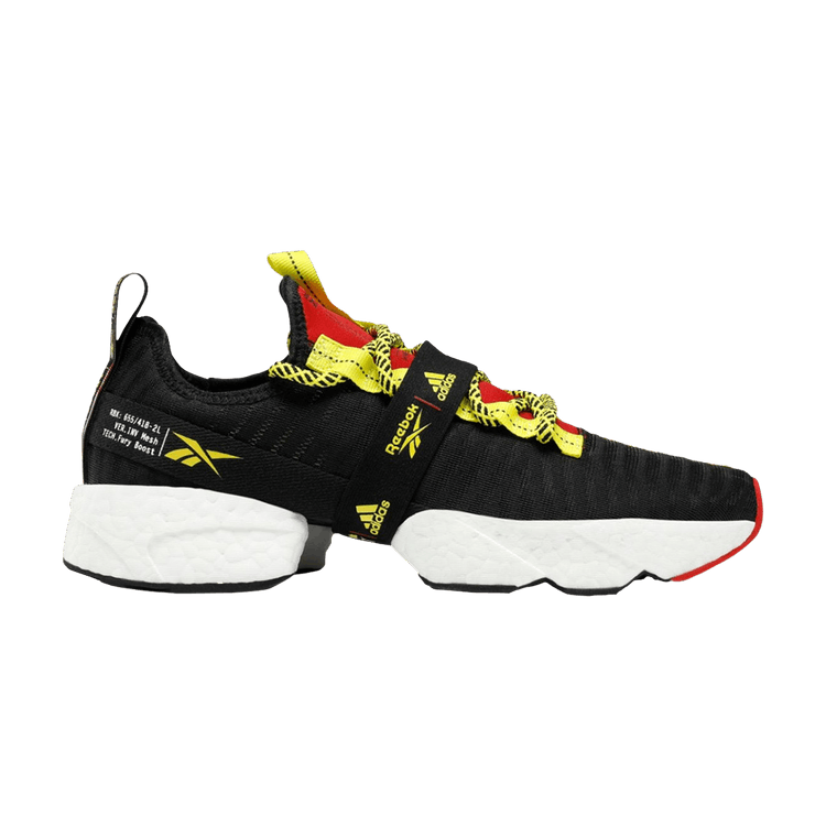 Reebok Sole Fury Boost Black Hyper Green Red