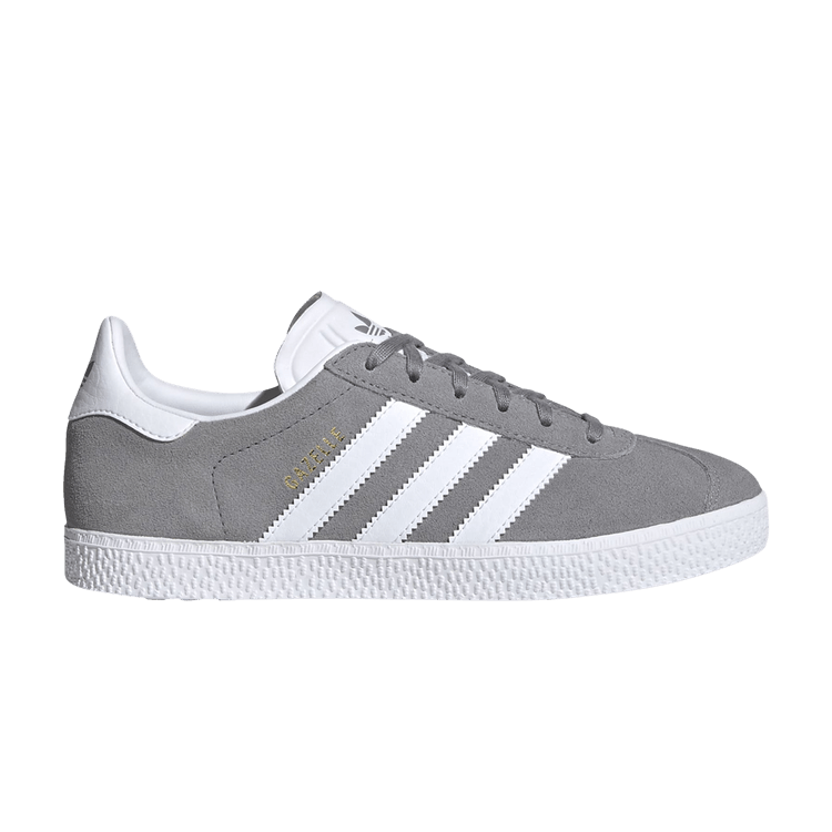 adidas Gazelle Grey Cloud White Gold Metallic (GS)