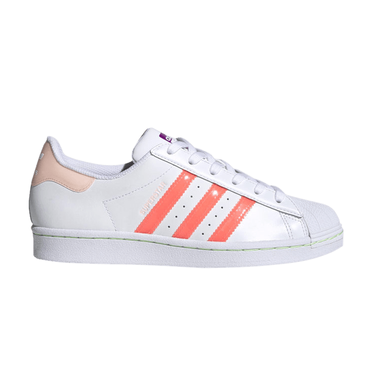 adidas Superstar White Signal Pink Shock Purple (Women's)