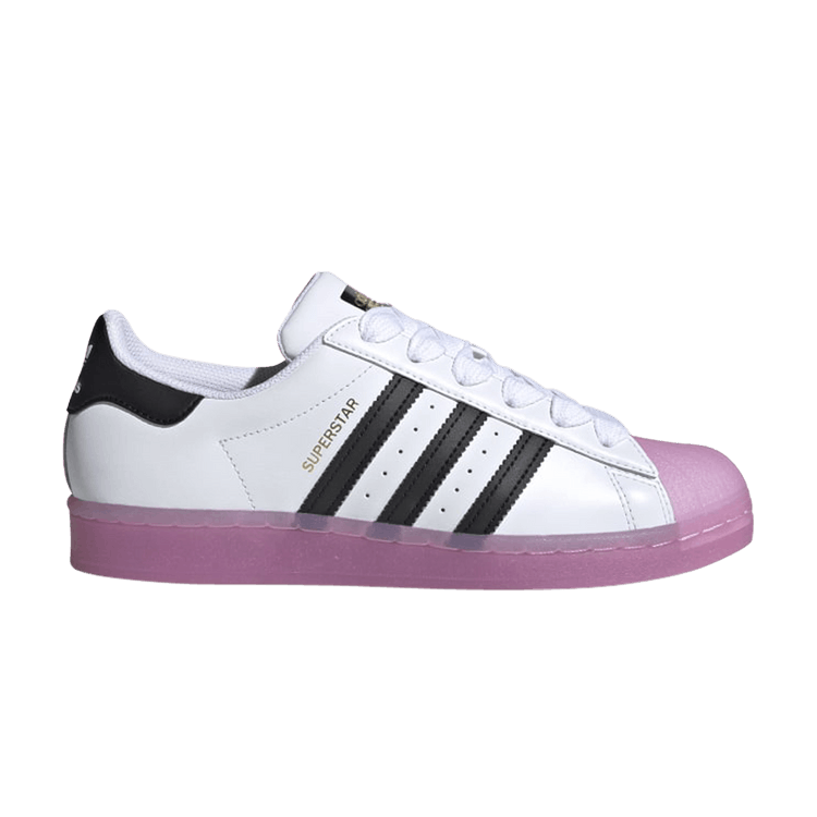 adidas Superstar White Black Shock Purple (Women's)