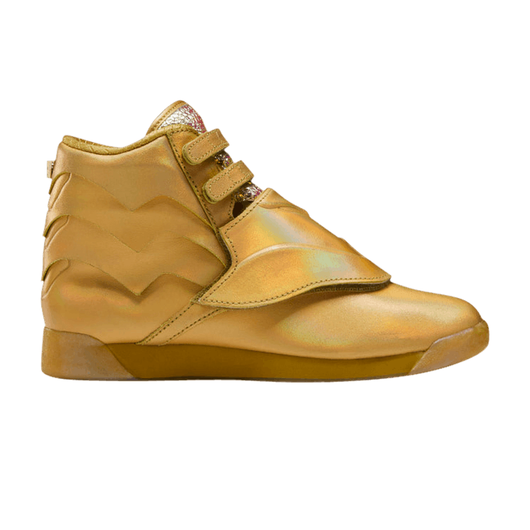 Reebok Freestyle Hi DC Wonder Woman Gold (Women's)