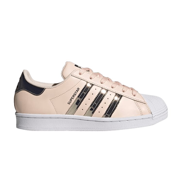 adidas Superstar Metallic Stripes Pink Tint (Women's)