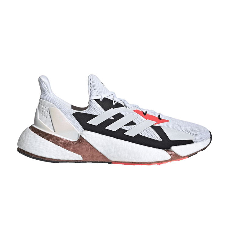 adidas X9000L4 Boost White Solar Red Bronze