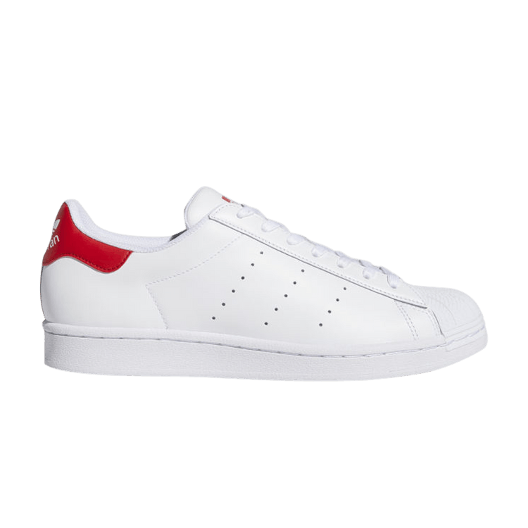 adidas Superstan White Scarlet